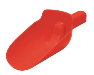 Lopatica Hape, rosie - jucarie de nisip pentru copii, design ergonomic, recomandata de la 2 ani