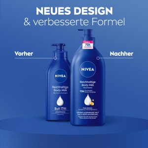 Lotiune hidratanta NIVEA Reichhaltige Body Milk, 625 ml, cu Hyaluron si Ulei de Migdale - Img 3