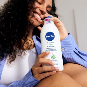Lotiune pentru corp NIVEA Aloe Pflege, 400 ml, cu Hyaluron si Aloe Vera - Img 6