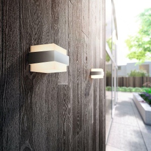 Lumini de perete pentru exterior cu lopata Philips, priza E27, rezistente la apa, argintiu, rezistente la intemperii IP44 - Img 3