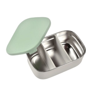 Lunchbox BEABA, Cutie de pranz copii, 760mL, inox, griverde salvie - Img 4