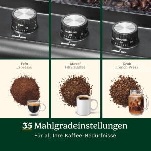 M grinder de cafea Cuisinart cu 35 setari de macinare si recipient de 225 g - Img 3