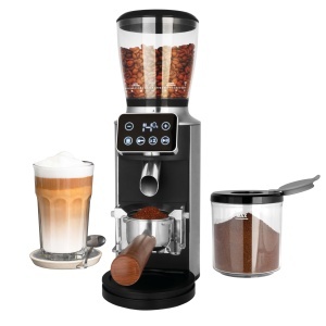 M grinder electric Gastroback pentru espresso, 200W, 30 niveluri de macinare