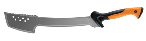 Macheta topor Fiskars 1051236, lama 46 cm, maner ergonomic SoftGrip, negruorange