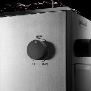 Macinator cafea DeLonghi KG89, 2-12 cesti, 16 niveluri de macinare, argintiu - Img 3