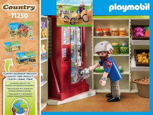 Magazin de ferma PLAYMOBIL 71250 cu 83 de accesorii, pentru copii de la 4 ani - Img 2