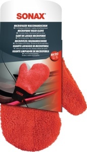 Manusa de spalat SONAX Microfaser, 1 bucata, rezistenta, ergonomica