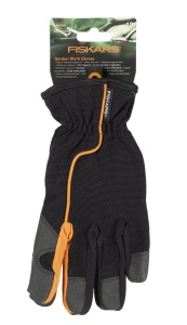 Manusi de Gradinarit Fiskars, Model 1003477, Marimea 10, NegruPortocaliu - Img 7