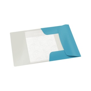 Mapa cu prindere pe colt Leitz A4, 150 foi, culoare albastru deschis, Cosy 30020061 - Img 4