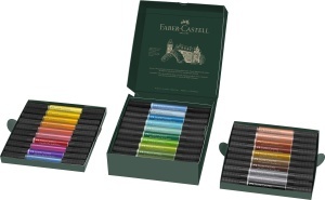 Marker dual Faber-Castell Pitt Artist Pen, 30 culori, cerneala pe baza de apa - Img 3