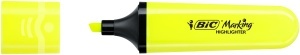 Marker plat BIC Marking Flat Highlighter, 12 bucati, neongalbeni, varf modular - Img 2
