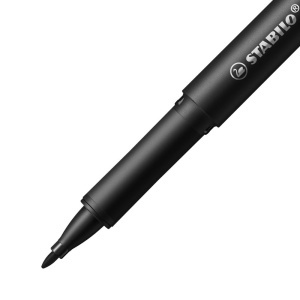 Marker STABILO drver, 0.8 mm, set 4 culori, design elegant negru - Img 3