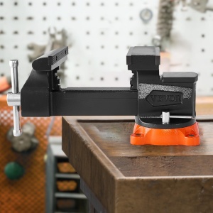 Masa de lucru VEVOR 203 mm, 360 rotire, din fonta ductila, cu functie de prindere pentru tevi - Img 8