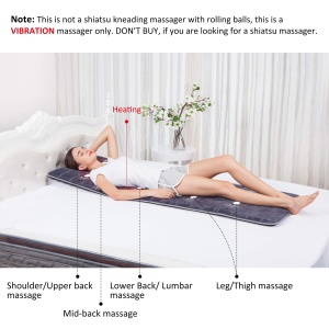 Masaj Electric COMFIER cu Functie de Calorifer, 10 Motoare, 5 Moduri de Masaj - Img 2