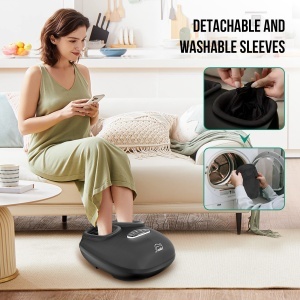 Masajier pentru picioare Snailax cu caldura, compresie si vibratii - Img 6