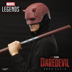 Masca de Role si Schlagstock Daredevil Hasbro, Culoare Rosie, 11 - Img 7