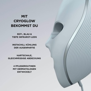 Masca LED pentru fata Shark CryoGlow FW312EU, cu racire oculara, rosu si albastru, USB-C - Img 6