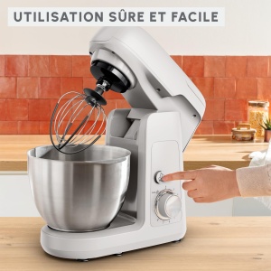 Masina de bucatarie Moulinex Bake Partner QA521B25 Masina de framantat planetara puternica 1100W Kit de accesorii BakeGood de performanta durabila - Img 4
