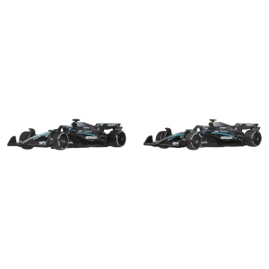Masina de curse Hot Wheels Premium Mercedes-AMG F1, 164, 2 modele George Russell si Kimi Antonelli - Img 2