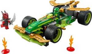 Masina de curse LEGO Ninjago Lloyds Actionflitzer 71828, 181 piese, cu minifigurine - Img 10