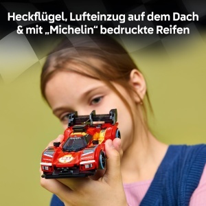 Masina de curse LEGO Speed Champions Ferrari 499P - 329 piese, cu minifigurina - Img 4