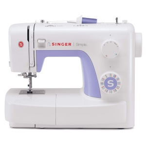 Masina de cusut Singer 3232, multifunctionala, lila, 45 x 22 x 35 cm