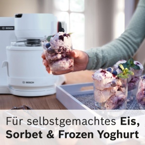 Masina de facut inghetata Bosch MUZS2EB, 550 ml, alb, compatibila cu MUM Serie 2 - Img 5