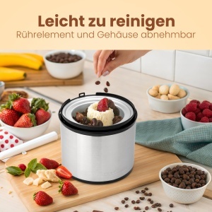 Masina de Facut Inghetata ProfiCook PC-ICM 1140, Capacitate 1800ml, Timer Digital - Img 5