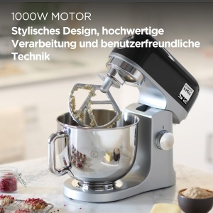 Masina de facut paine Kenwood kMix KMX750BK, 1000W, metal, negru - Img 2