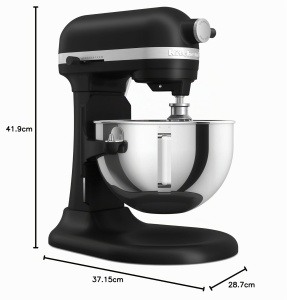 Masina de facut paine KitchenAid 5,2 L, puternica, cu design din metal, neagra - Img 10
