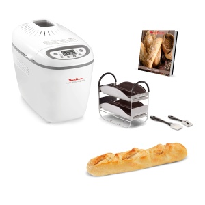 Masina de facut paine Moulinex OW6101, 1.5 kg, 1650 W, 16 programe, Alb