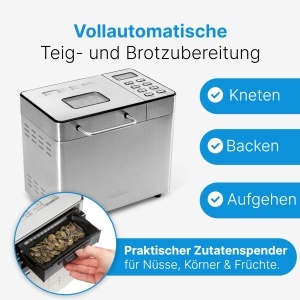 Masina de facut paine ProfiCook PC BBA 1282 13 programe functie Timer 1500 g capacitate - Img 3