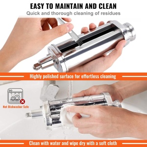 Masina de Facut Paste Manuala VEVOR, Inox, 8 Setari de Grosime, 5.51 Inch Latime - Img 6
