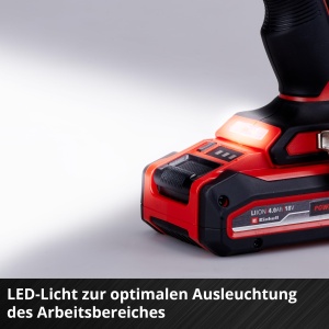 Masina de gaurit combinata cu acumulator profesionala Einhell TP-CD 18/60 Li-i BL Solo Power X-Change (Li-Ion, 18 V, motor fara perii, 60 Nm, rata de impact 32.000 min-1, livrare fara baterie si incarcator) - Img 8