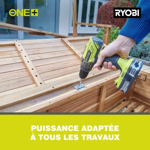 Masina de gaurit combinata cu acumulator RYOBI 18 V ONE+ R18PD2-242S (cutie de viteze cu 2 trepte, cuplu maxim 40 Nm, niveluri de cuplu 24, mandrina de gaurit 10 mm, incl. 1 x 4,0 Ah si 1 x 2,0 Ah si incarcator in geanta de scule) - Img 2
