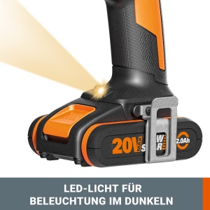 Masina de gaurit si insurubat Worx WX3709 20V 50Nm LED Functie de percutie - Img 6