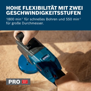 Masina de gaurit unghiulara Bosch Professional GRD 18V-127 70 Nm Motor fara perii 2 trepte de viteza - Img 4