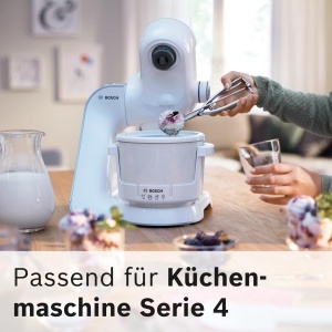 Masina de inghetata Bosch MUZ5EB2, 550 ml, compatibila cu robot de bucatarie Serie 4 - Img 4