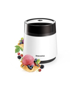 Masina de inghetata electrica Tescoma GrandCHEF, alb, cu retete incluse