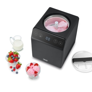 Masina de inghetata GRAEF IM706 2L Touch Display Functie automata de racire Gri metalizat - Img 3