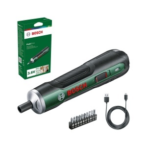 Masina de insurubat cu acumulator Bosch PushDrive Starter Set 3,6V