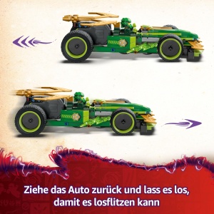Masina de Jucarie LEGO NINJAGO Lloyds Actionflitzer 71828 cu 2 Minifiguri pentru Copii - Img 3