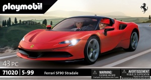 Masina de Jucarie PLAYMOBIL Ferrari SF90 Stradale, 43 piese, Culoare Rosie, pentru copii de la 5 ani - Img 4