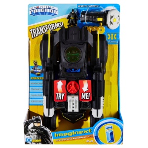Masina de jucarie radiocomandata Fisher-Price GMH33 Batmobile cu lumini si sunete - Img 6