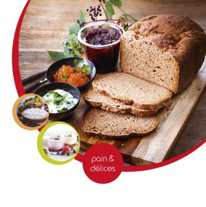 Masina de Paine Moulinex BrotFlower Delight, 1 kg, 720 W, Negru - Img 7