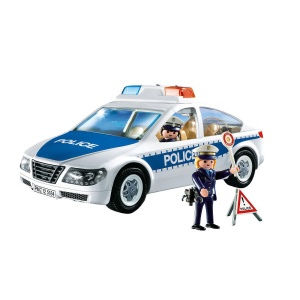 Masina de Politie Playmobil 5184 cu Blinklicht, 4 locuri, cu accesorii