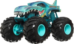 Masina de Teren Hot Wheels Monster Trucks MEGA WREX, 124, Die-Cast, Roti Mari