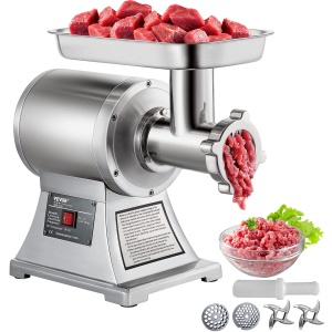 Masina de tocat carne electrica VEVOR 850W, 150 kgora, inox
