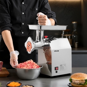 Masina de tocat carne VEVOR, 1100W, 4.2 kgmin, inox - Img 8