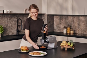 Masina de tocat carne Zeegma Molen Master 2500W Touchscreen Functie revers - Img 7